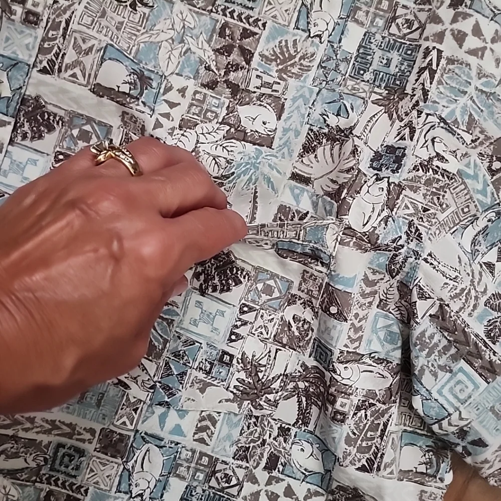 Columbia button down short‎ sleeve shirt xl cotton 1 pocket